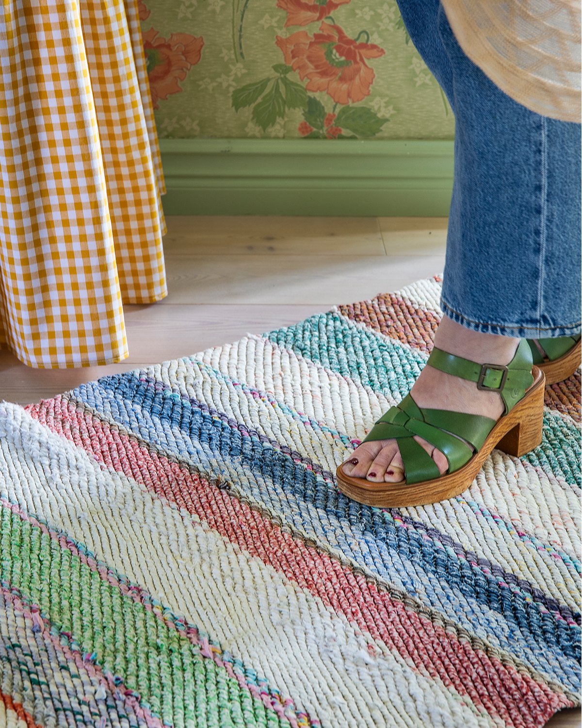 Twill Weave Rag Rug 2
